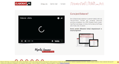 Desktop Screenshot of elaborat.pl
